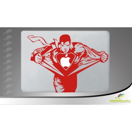 superman - adesivo per macbook