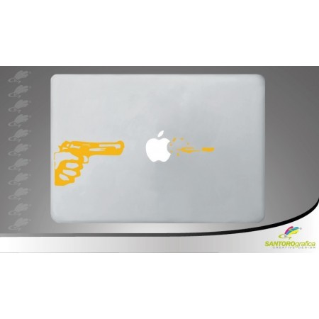 gun - adesivo per macbook