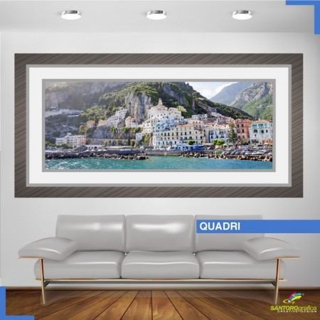 quadro - AMALFI VIA MARE - adesivi murali