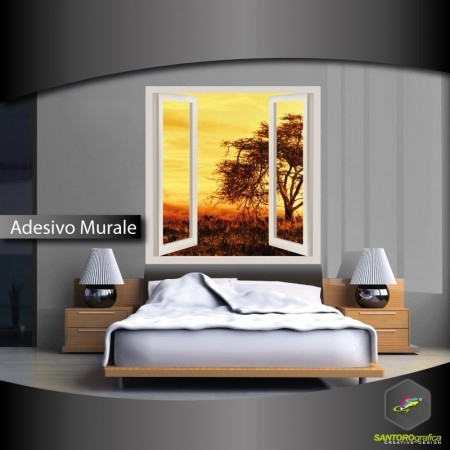 TRAMONTO AFRICANO  - adesivi murali