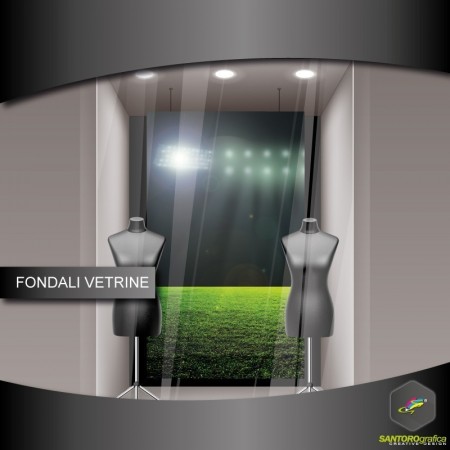 fondale vetrine - stadio di notte