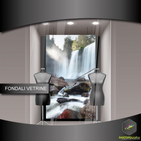 fondale vetrine - cascata