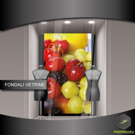 fondale vetrine - frutta mista