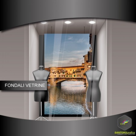 fondale vetrine - ponte vecchio di Firenze