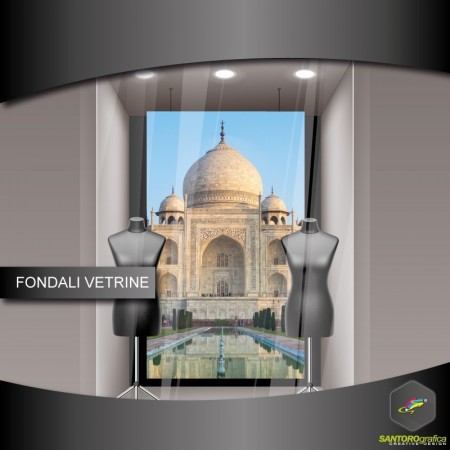 fondale vetrine - taj mahal