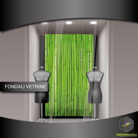 Fondale vetrine - Bambu