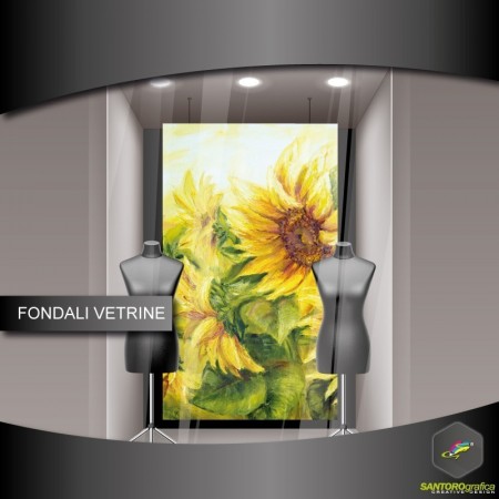 Fondale vetrine - Girasoli