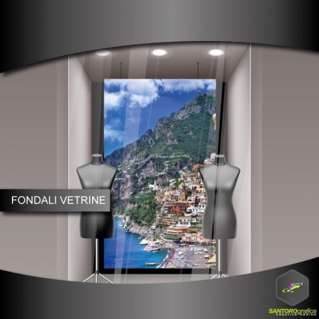 Fondale vetrine - Positano