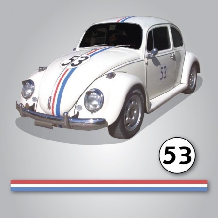 Personalizzazione Herbie - Volkswagen - adesivo per auto - stickers