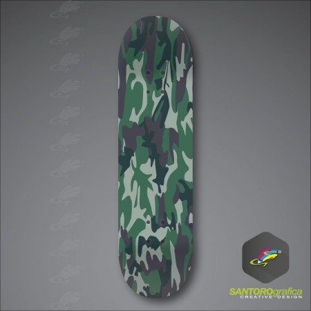 Mimetico verde - Adesivo per skateboard