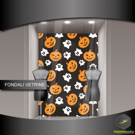 Fondale vetrine - motivo halloween - n3