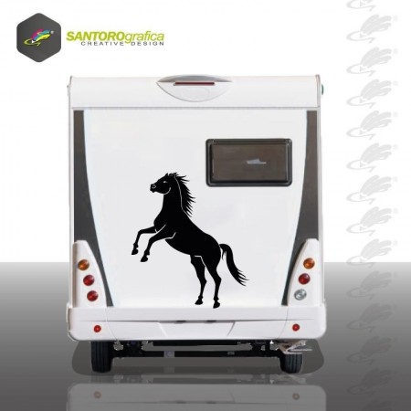 cavallo - adesivo per camper