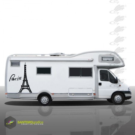 tour eiffel - adesivo per camper