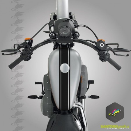 strisce 10-50-10 mm adesivo per moto