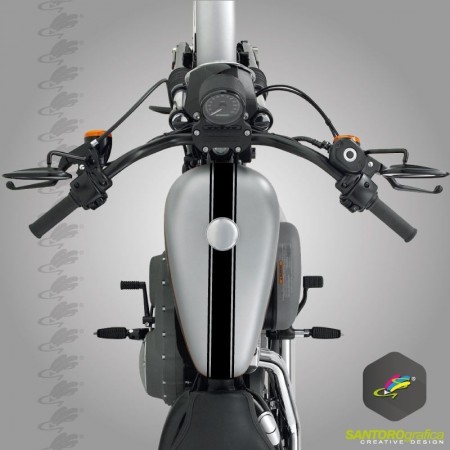 strisce 3-30-3 mm adesivo per moto