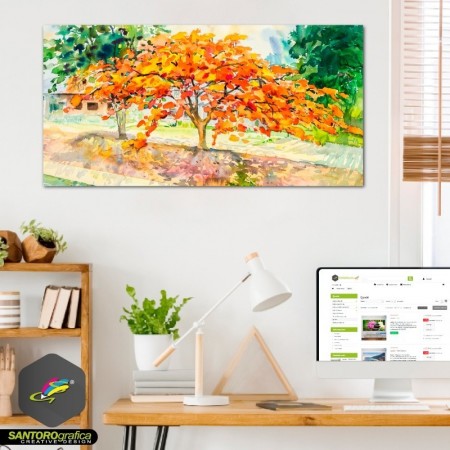 quadro - autunno stilizzato